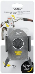 Nite Ize Squeeze Rotating Smartphone Bar Mount - Translucent - Photo 1 sur 4