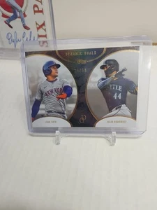 2025 Topps Dynamic Duals Juan Soto and Julio Rodriguez BLACK 24/50 - Picture 1 of 3