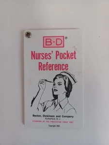 Vintage 1963 Nurses Pocket Reference Medical Terminology Conversion Tables - EUC - Picture 1 of 3