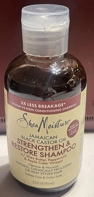 Shea Moisture: 3.2 fl oz. Jamaican Black Castor Oil Strengthen & Restore Shampoo - Image 1 of 4