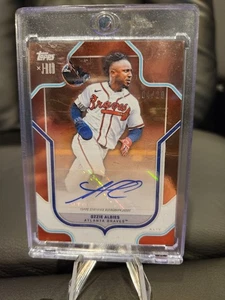 2023 Topps J-Rod Ozzie Albies Gold Autograph /20! - Picture 1 of 2