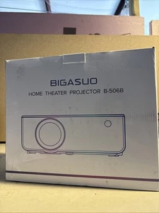 Bigasuo projector home theater B-506B Bluetooth,usb,32GB, 1080P White - Picture 1 of 4