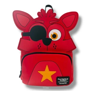 FNAF Five Night's At Freddy's Loungefly Foxy Rucksack Game Stop Exklusiv Neu mit Etikett - Bild 1 von 12