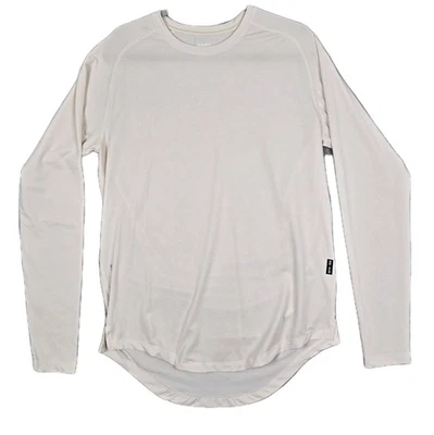 ASRV DSG-0149 Silver-Lite Mens Size Medium Performance Workout Gym T-Shirt Cream - Image 1 of 4