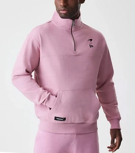 New Era Cap Men's McLaren F1 Formula 1 Racing Team Pink Quarter Zip Sweater - Picture 1 of 7