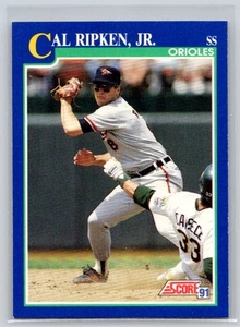 Cal Ripken, Jr. - 1991 Score #95 - Baltimore Orioles - Picture 1 of 2