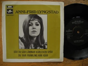ANNI-FRID LYNGSTAD Där du går lämnar kärleken spår 45 7" single 1970 Sweden EX - Picture 1 of 2