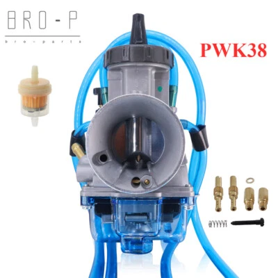 New PWK38 38mm Carburetor Fit Yamaha YZ250 1978-2002 KTM 125 200 250 300 360 380 - Image 1 of 4