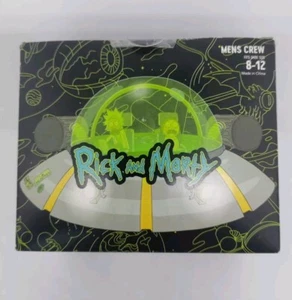 Rick & Morty 3 Pack Men's Socks With Gift Box Size 8-12 Adult Swim Rick Sanchez - Picture 1 of 6