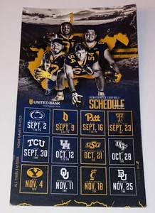 NEW 2023 WEST VIRGINIA MOUNTAINEERS WVU TEAM MAGNET SCHEDULE FOOTBALL RARE - Picture 1 of 1