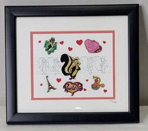 Warner Brothers - PEPE LE PEW Framed Comm Pin & Lith Set LIMITED EDITION 😍 - Picture 1 of 19