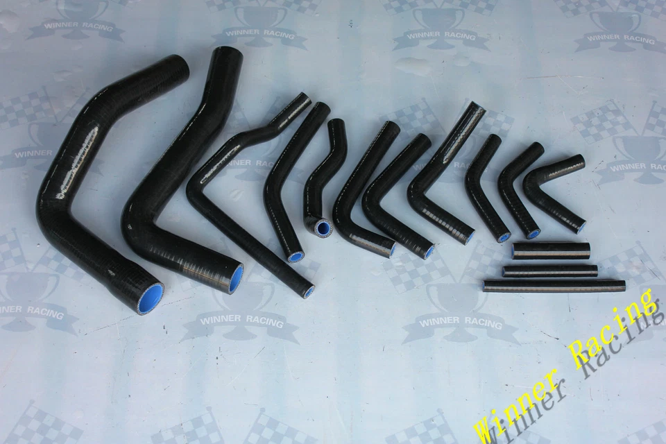 Mangueras de silicona Black Fit Toyota Land Cruiser HJ61 12H-T 4,0 L 12 V TD 1985-1990 Foto 1 de 4