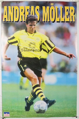 ANDREAS MOLLER SOCCER MLS SOCCER RARE STARLINE POSTER 22.50" X 35" NOS (b540) Cover