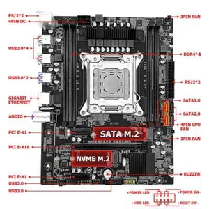 Motherboard 2690 v4 Intel Xeon COMBO 14-Core 3.5Ghz Turbo LGA2011-3 - Bild 1 von 1