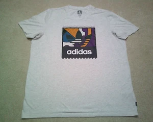 Adidas T Shirt Mens 2XL XXL Gray Soccer - Picture 1 of 7