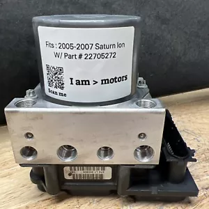 Módulo de bomba de freno ABS reacondicionado 2005-2007 Saturn Ion | 22705272 - Imagen 1 de 5