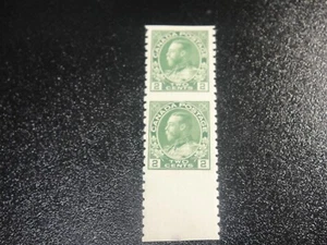CANADA 1913 Sc#128 2c King George V Imperf Pair MNH XF,SCV$160 - Picture 1 of 2
