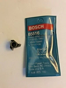 BOSCH 85516 CARBIDE REPLACEMENT 10 DEGREE BEVEL TRIM BIT ( FREE SHIPPING ) - Picture 1 of 3