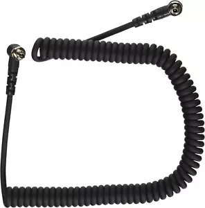 New Nikon SC-15 3' Coiled Sync Cord, PC Male to PC Male. from Japan - Picture 1 of 2