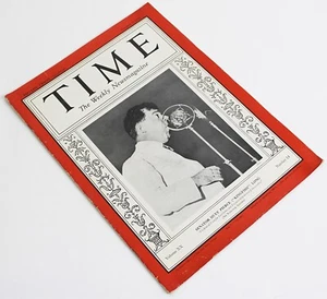 1932 TIME MAGAZINE Senator Huey Pierce Kingfish Long cover October 3 - Picture 1 of 7