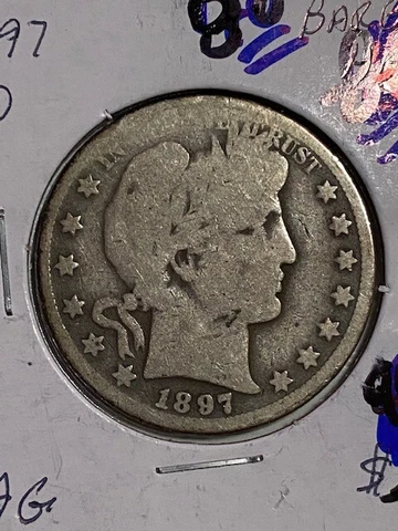 1897-O Barber Half Dollar, Key Date, combine shipping Cover