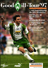 03.09.1997 FSV Wacker 90 Nordhausen - Sv Werder Bremen
