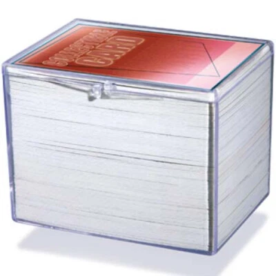 Ultra PRO 150 Count Hinged Plastic Trading Card Storage Snap Box Stackable - Image 1 of 2