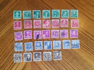 1940 US Postage 33 Stamps Famous American Educators Scientists Inventors Artists - Picture 1 of 5