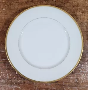 CHARLES AHRENFELDT 9.75" GOLD RIMMED DINNER PLATE DEPOSE FRANCE LIMOGES - Picture 1 of 2