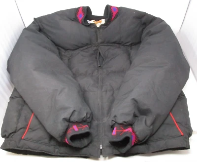 Chaqueta de plumón COMFY de colección negra corte occidental abrigo acolchado para hombre *sin etiqueta de talla Foto 1 de 4