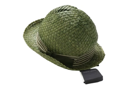GIORGIO ARMANI Hat Men's 59 CM Rabbit Hair Green Casual Braided Ribbon - Image 1 of 4