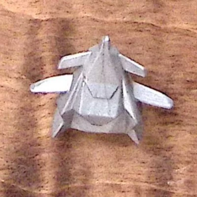 1985 GI JOE ARAH HASBRO COBRA COMMANDER SILVER BACKPACK EXC T51 - Image 1 of 2