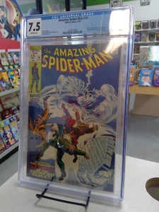 Amazing Spider-Man #74 CGC 7,5 Marvel Comics 1969 Stan Lee Story - Imagen 1 de 8