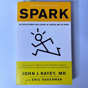 Spark by John J. Ratey Paperback Book Exercise Brain Health Psychology - Picture 1 of 11