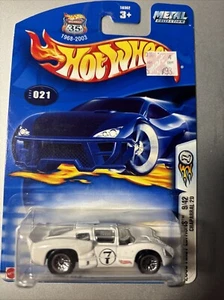 2003 Hot Wheels #21 Blue-Tab First Editions 9/42 CHAPARRAL 2D White w/Lace Spoke - Picture 1 of 2