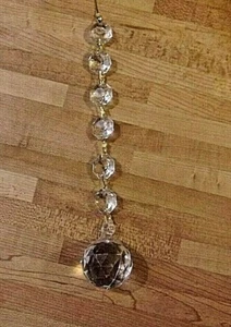PRISMS Crystal BALL Suncatcher WITH 6 Smaller Prisms #108 - Picture 1 of 4