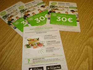 AM#568-4 Hello Fresh Gutschein Gutscheinkarte 30 € erste & zweite Box Neukunde - Bild 1 von 2