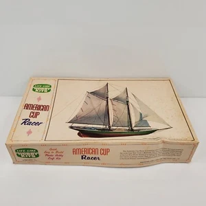 Vintage 1972 Life-Like Hobby Kits American Cup Racer Ship Boat Model Kit - Picture 1 of 8