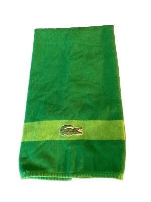 "Toalla de playa de baño Lascoste cocodrilo 47"" X 29"" cocodrilo" Foto 1 de 4