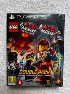 DOUBLE PACK LEGO THE MOVIE + LEGO THE MOVIE 3D SONY PS4 ENGLISH FR NL NEW SEALED - Picture 1 of 4