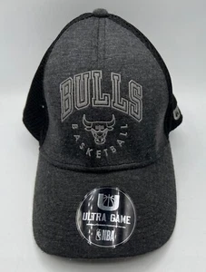 Chicago Bulls NBA Ultra Game besticktes Logo Mütze schwarz Einheitsgröße - Bild 1 von 9