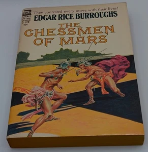 VINTAGE ACE F-170 THE CHESSMEN OF MARS EDGAR RIDE BURROUGHS VFN+/NM! UNREAD? - Picture 1 of 4