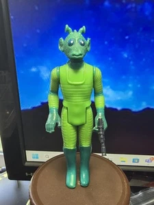 Star Wars Vintage Kenner 1978 HK * GREEDO + Orig Blaster * NMINT! B5 - Picture 1 of 5