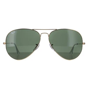 Ray-Ban Sonnenbrille Aviator 3025 001 Gold Grün Groß 62mm - Bild 1 von 10