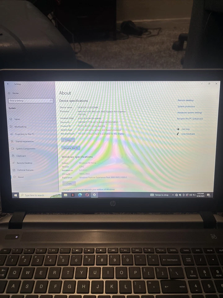 Адаптер переменного тока шнур питания HP Pavilion 15 17 для ноутбука ПК нет - Изображение 1 из 4