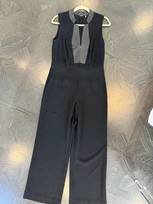 Женский комбинезон Tahari 8 черный цельный комбинезон платье повседневная рабочая одежда - Изображение 1 из 4