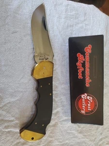 Frost Cutlery Commanche Bigfoot Lockback Folding Stainless Pocket Knife - Picture 1 of 5