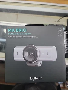 Logitech MX Brio 4K Ultra HD Streaming Webcam - Pale Gray - 960-001550 - Picture 1 of 2