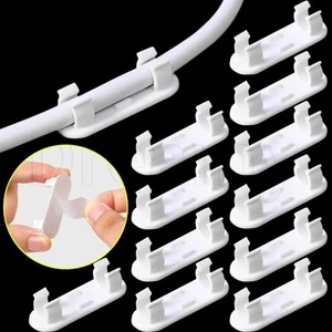 10Pcs Self-adhesive Wire Holder Home Office Organizers Fixing Buckles - Afbeelding 1 van 8