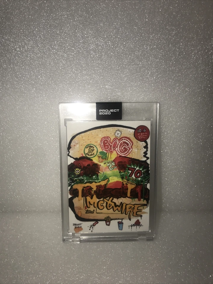 Topps PROJECT 2020 Card 152 - 1987 Mark McGwire by Gregory Siff - Image 1 of 4